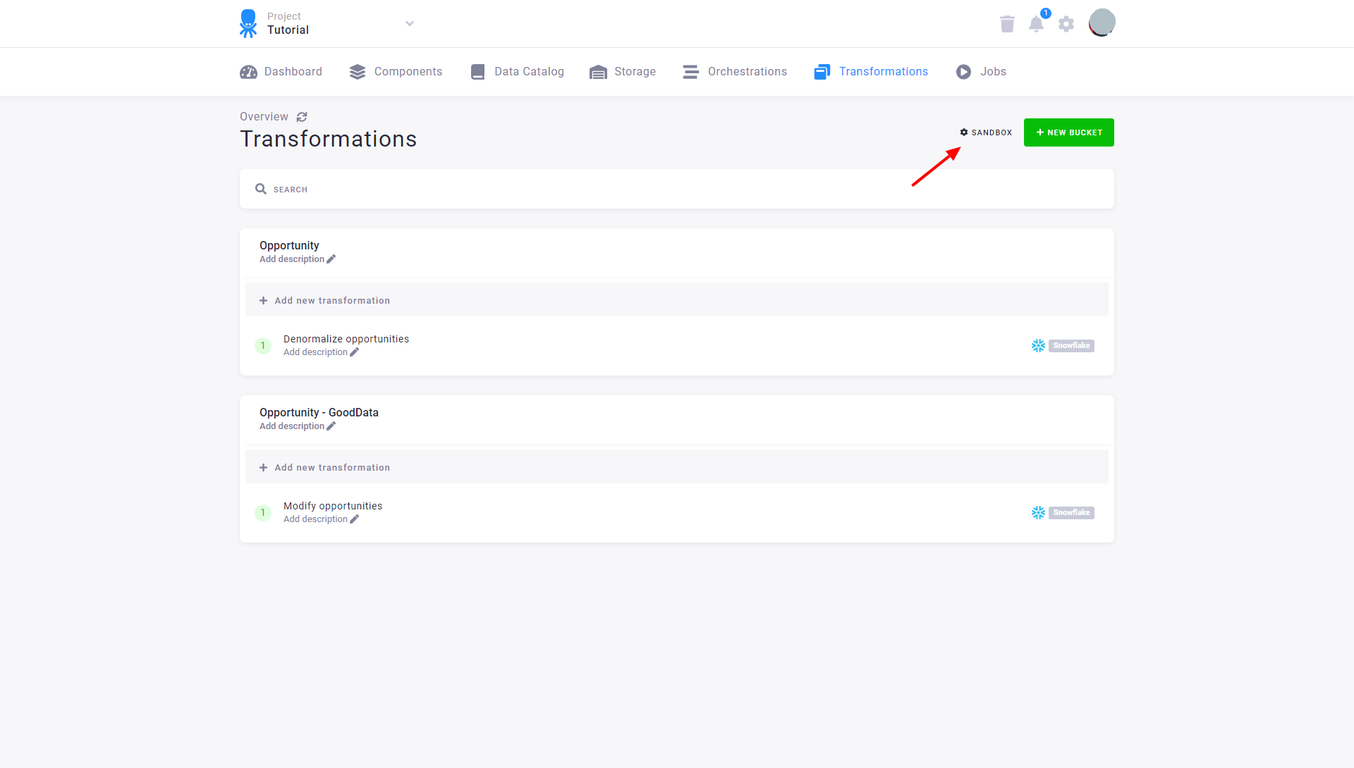Screenshot - Transformations