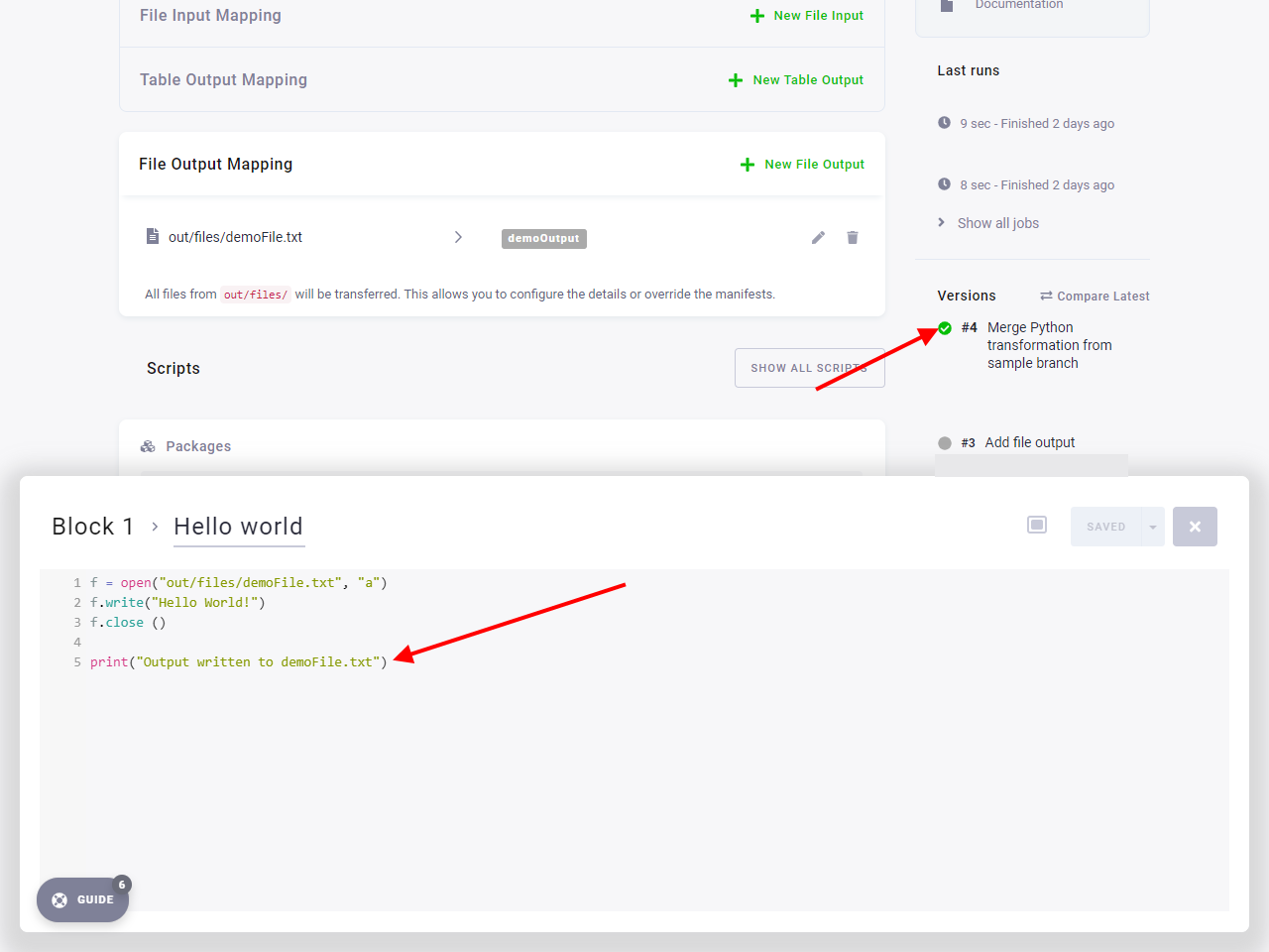 Screenshot - Merged change