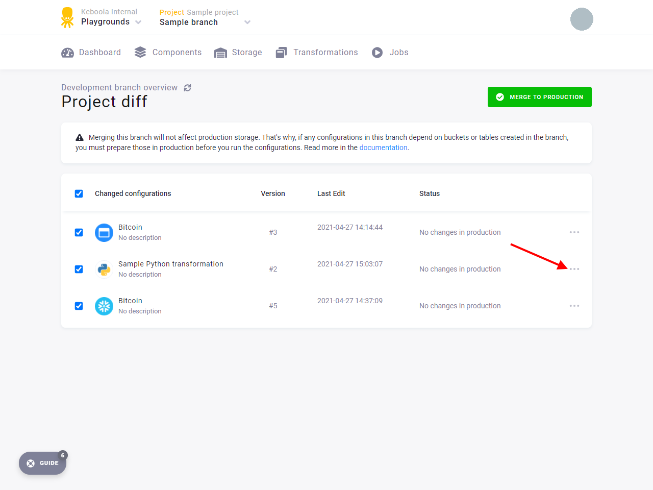 Screenshot - Project Diff