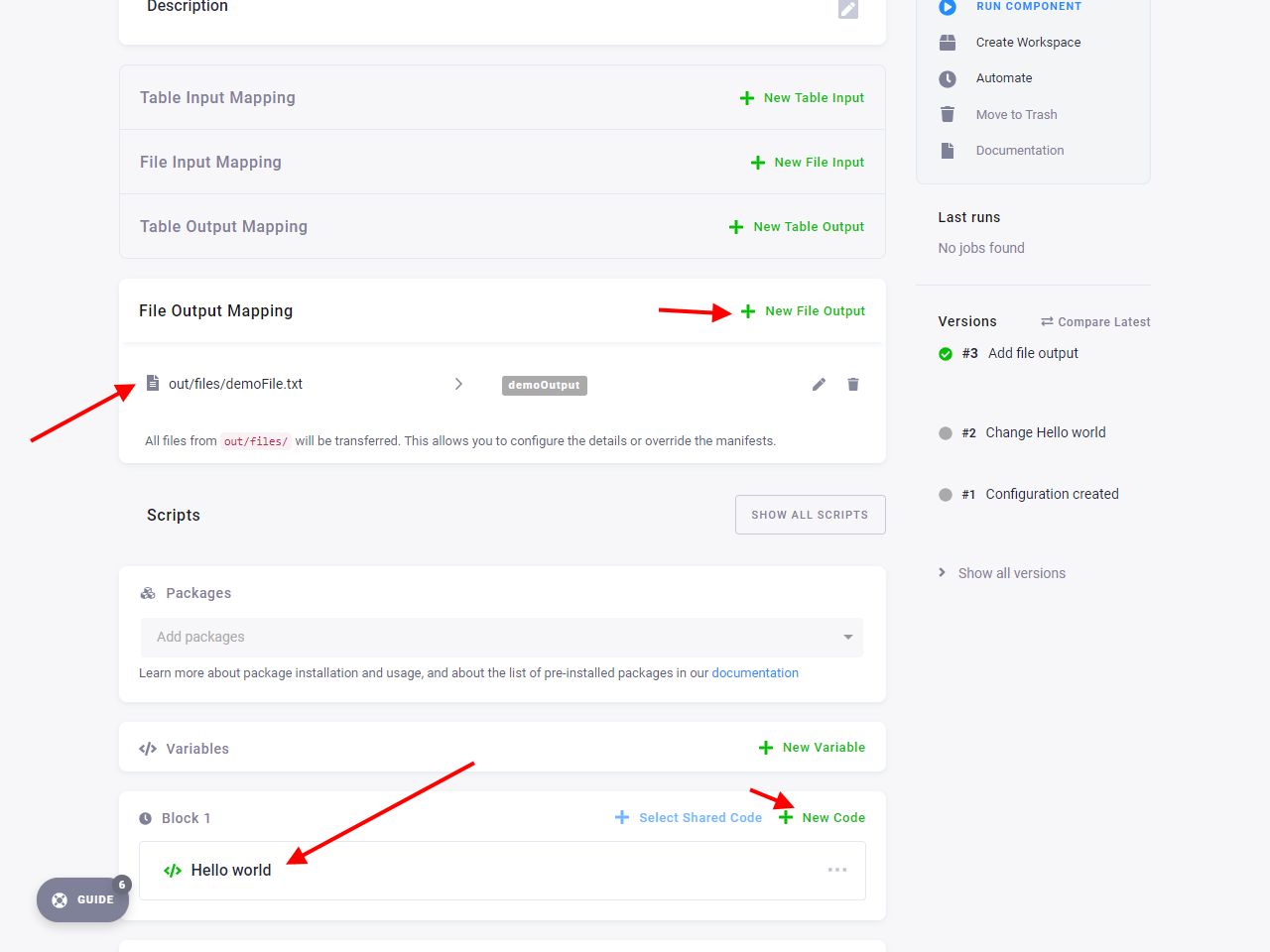 Screenshot - Python transformation overview